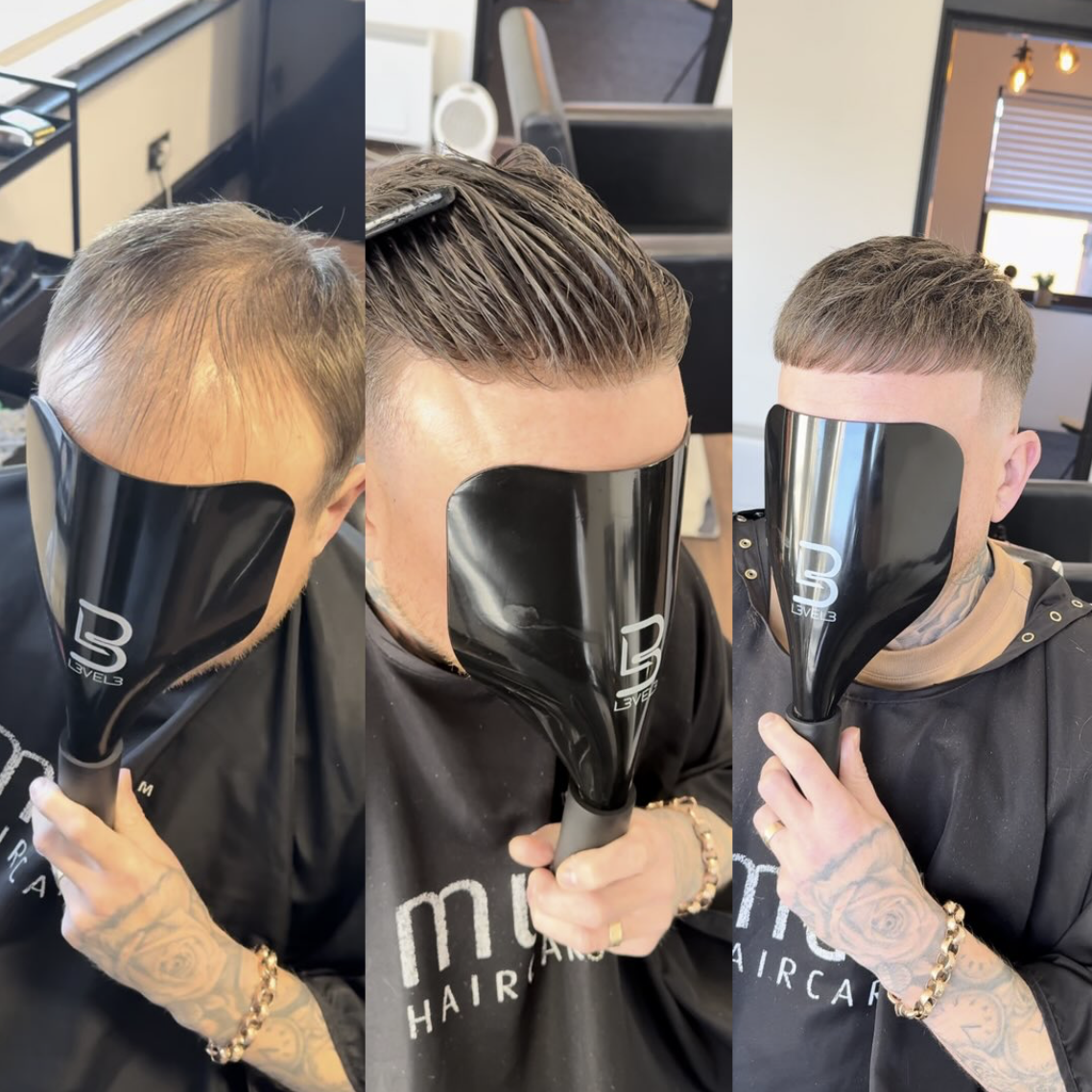 Hair system styling process